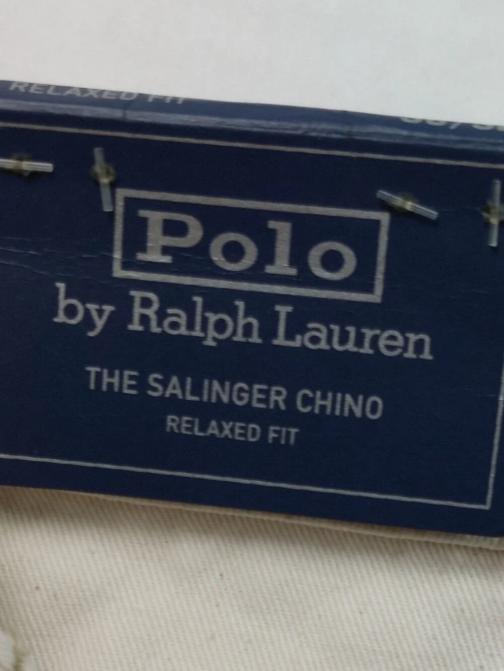 Polo Ralph Lauren The Salinger Chino Pants Mens 36(38)x32 Khaki Heritage NWT